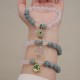 White Agate Jade Lotus Peace Buckle Protection Bracelet White Agate Jade Lotus Peace Buckle Protection Bracelet