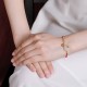 925 Silver Year of the Rabbit Hetian White Jade Luck Bracelet 925 Silver Year of the Rabbit Hetian White Jade Luck Bracelet