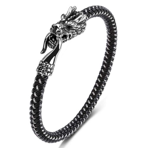 Dragon Titanium Steel Luck Bracelet