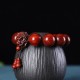 Rosewood Green Sandalwood Dragon Carved Bracelet Rosewood Green Sandalwood Dragon Carved Bracelet