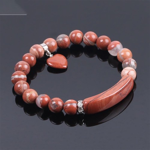 Quartz Heart Healing Beads Bracelet Quartz Heart Healing Beads Bracelet