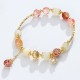 Colorful Rutilated Quartz Cat Eye Zircon Auspicious Bracelet Colorful Rutilated Quartz Cat Eye Zircon Auspicious Bracelet