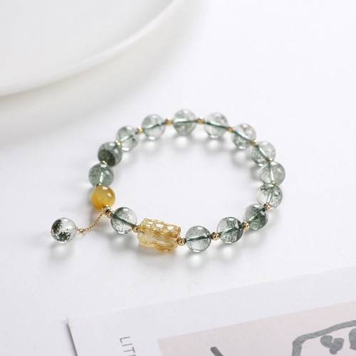 Green Phantom Citrine PiXiu Confidence Bracelet Green Phantom Citrine PiXiu Confidence Bracelet