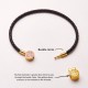 Fu Character Blessing Leather Buckle Bracelet Fu Character Blessing Leather Buckle Bracelet