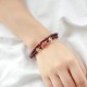 14K Gold Plated Garnet Strawberry Quartz Wrap Bracelet 14K Gold Plated Garnet Strawberry Quartz Wrap Bracelet
