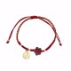 Cinnabar Fu Character Blessing Braided String Bracelet Cinnabar Fu Character Blessing Braided String Bracelet