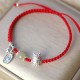 Year of the Dragon 999 Sterling Silver Hetian Jade Protection Bracelet Year of the Dragon 999 Sterling Silver Hetian Jade Protection Bracelet