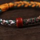 Tibetan Silver Zakiram Goddess Camel Bone Protection Bracelet Tibetan Silver Zakiram Goddess Camel Bone Protection Bracelet