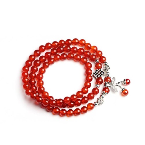 Natural Red Agate Blessing Necklace Bracelet Natural Red Agate Blessing Necklace Bracelet