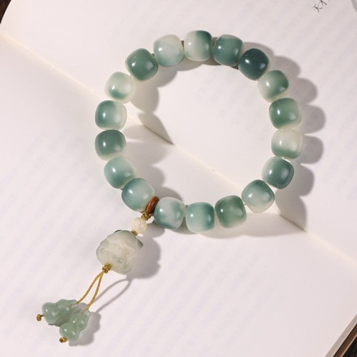 Gradient Bodhi Seed Nine-Tailed Fox Peace Bracelet Gradient Bodhi Seed Nine-Tailed Fox Peace Bracelet