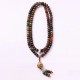 108 Mala Beads Dunhuang Bodhi Seed Dzi Bead Evil Spirits Bracelet 108 Mala Beads Dunhuang Bodhi Seed Dzi Bead Evil Spirits Bracelet