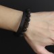 Lava Rock Ebony Wood Tiger Eye Bracelet Lava Rock Ebony Wood Tiger Eye Bracelet