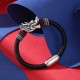 999 Sterling Silver Dragon Luck Braided Bracelet 999 Sterling Silver Dragon Luck Braided Bracelet