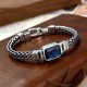 Blue Acrylic Dragon Keel Wealth Bracelet