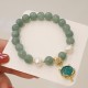 Jade Pearl Fox Charm Luck Bracelet Jade Pearl Fox Charm Luck Bracelet