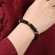 Black Tourmaline Tiger Eye Positive Bracelet