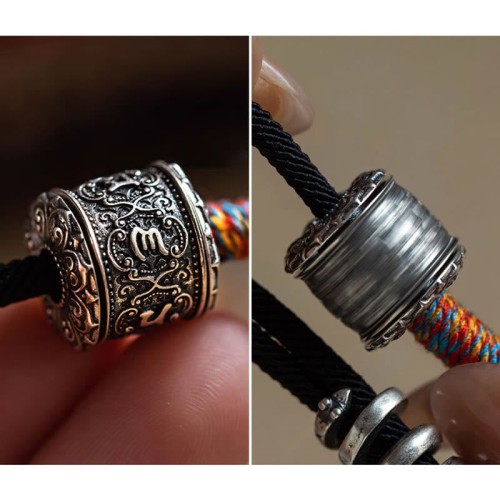 Tibetan Om Mani Padme Hum Double Wrap Bracelet