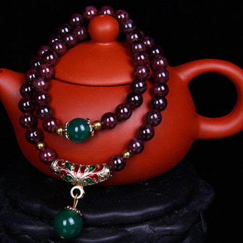 Natural Garnet Blessing Bracelet Natural Garnet Blessing Bracelet