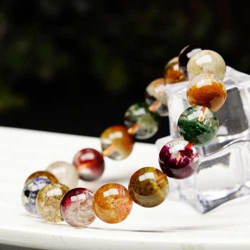 Various Gemstone Crystal Love Bracelet Various Gemstone Crystal Love Bracelet