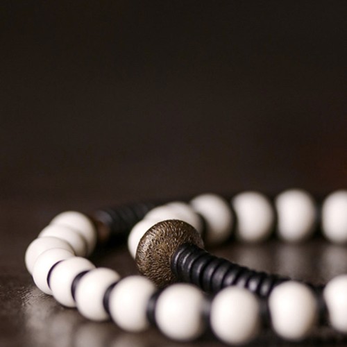Yak Bone Ebony Wood Copper Strength Bracelet Yak Bone Ebony Wood Copper Strength Bracelet