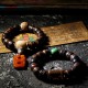 Tibetan Yak Bone Dzi Bead Turquoise Evil Spirit Bracelet Tibetan Yak Bone Dzi Bead Turquoise Evil Spirit Bracelet