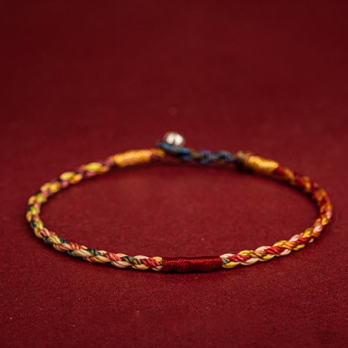 Handmade Five Color Thread Luck Bracelet Handmade Five Color Thread Luck Bracelet