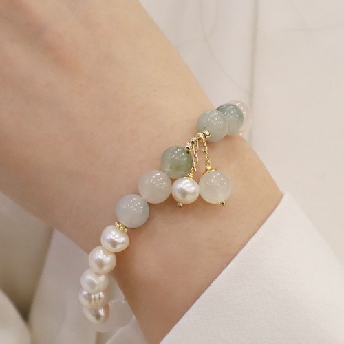 Amethyst Crystal Lotus Healing Bracelet