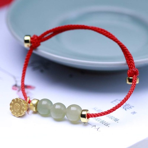 Natural Jade Lotus Seed Strength Bracelet Natural Jade Lotus Seed Strength Bracelet