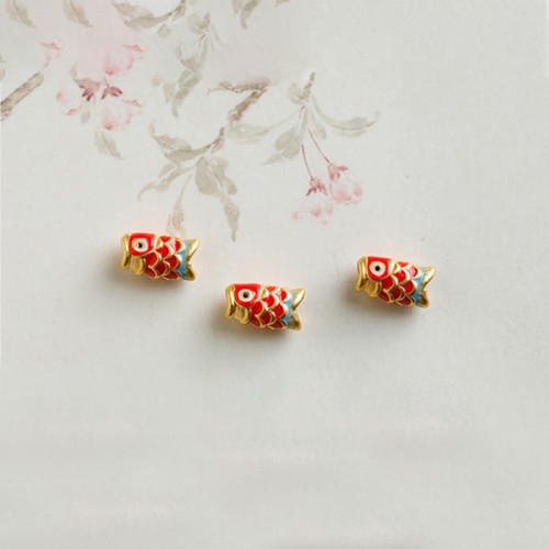 999 Gold Koi Fish Garnet Protection Bracelet 999 Gold Koi Fish Garnet Protection Bracelet