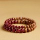 925 Sterling Silver Peach Wood Cinnabar Evil Spirit Bracelet 925 Sterling Silver Peach Wood Cinnabar Evil Spirit Bracelet
