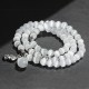 Cat Eye PiXiu Support Triple Wrap Bracelet
