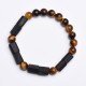 Black Tourmaline Tiger Eye Positive Bracelet