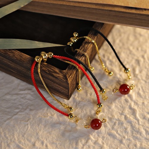 Red Agate Cat Eye Confidence Bracelet Red Agate Cat Eye Confidence Bracelet