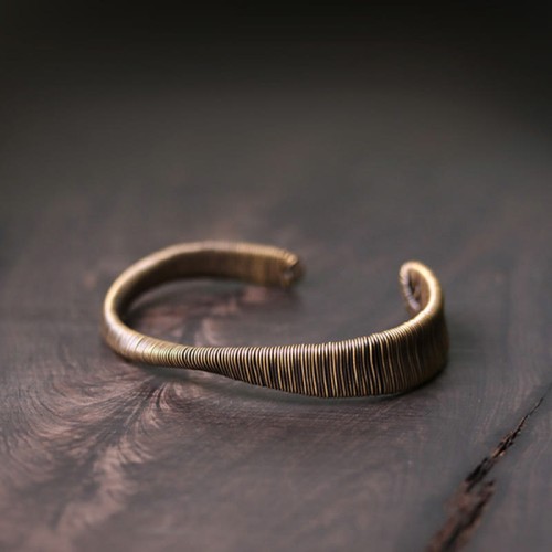 Wrapped Copper Luck Wealth Adjustable Cuff Bracelet Wrapped Copper Luck Wealth Adjustable Cuff Bracelet