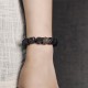 Ebony Wood Copper Peace Balance Couple Bracelet Ebony Wood Copper Peace Balance Couple Bracelet