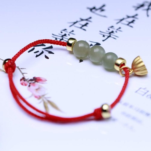 Natural Jade Lotus Seed Strength Bracelet Natural Jade Lotus Seed Strength Bracelet
