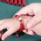 999 Sterling Silver Red Rope Kids Luck Bracelet 999 Sterling Silver Red Rope Kids Luck Bracelet