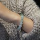 Aquamarine Lazurite Fish Healing Bracelet Aquamarine Lazurite Fish Healing Bracelet