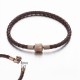 Vintage Leather Rope Luck Braid Bracelet Vintage Leather Rope Luck Braid Bracelet