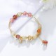 Colorful Rutilated Quartz Cat Eye Zircon Auspicious Bracelet Colorful Rutilated Quartz Cat Eye Zircon Auspicious Bracelet