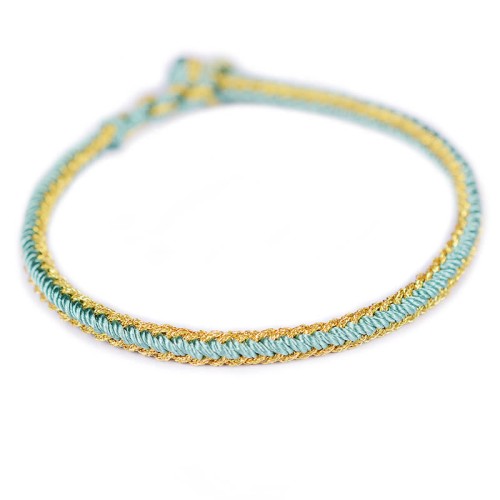 Two-Color Rope Eight Thread Peace Knot Bracelet Two-Color Rope Eight Thread Peace Knot Bracelet