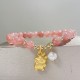 Dragon Strawberry Quartz Pearl Protection Bracelet Dragon Strawberry Quartz Pearl Protection Bracelet