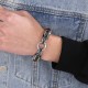 Dragon Leather Titanium Steel Luck Braided Bracelet Dragon Leather Titanium Steel Luck Braided Bracelet