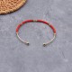 Red String Blessing Protection Cuff Bracelet Red String Blessing Protection Cuff Bracelet