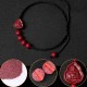 Laughing Buddha Cinnabar Blessing String Bracelet Laughing Buddha Cinnabar Blessing String Bracelet
