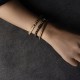 Lava Rock Copper Balance Cuff Bangle