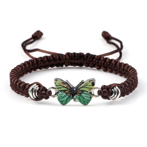 Butterfly Freedom Love Charm Bracelet