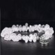Natural White Crystal Lotus Healing Bracelet