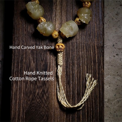 Handmade Tibetan Sheep Horn Yak Bone Luck Bracelet Handmade Tibetan Sheep Horn Yak Bone Luck Bracelet