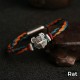 Sterling Silver Dragon Zodiac Protection Bracelet